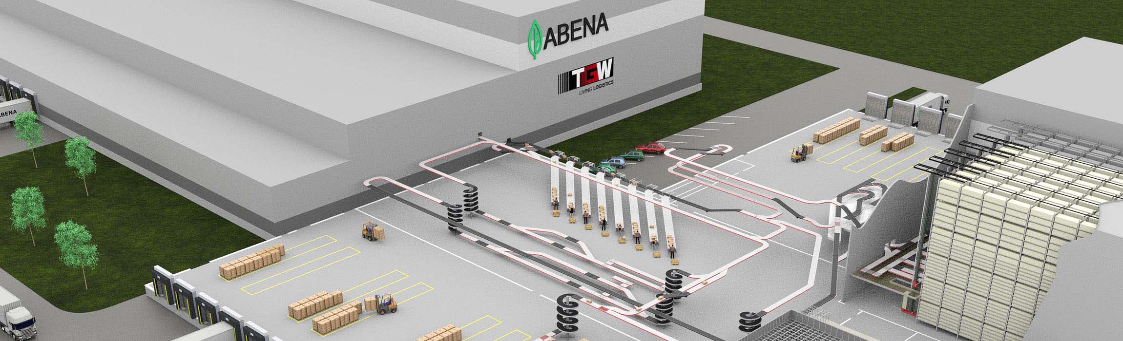 Abena relies on TGW know-how for the expansion of its logistics center.